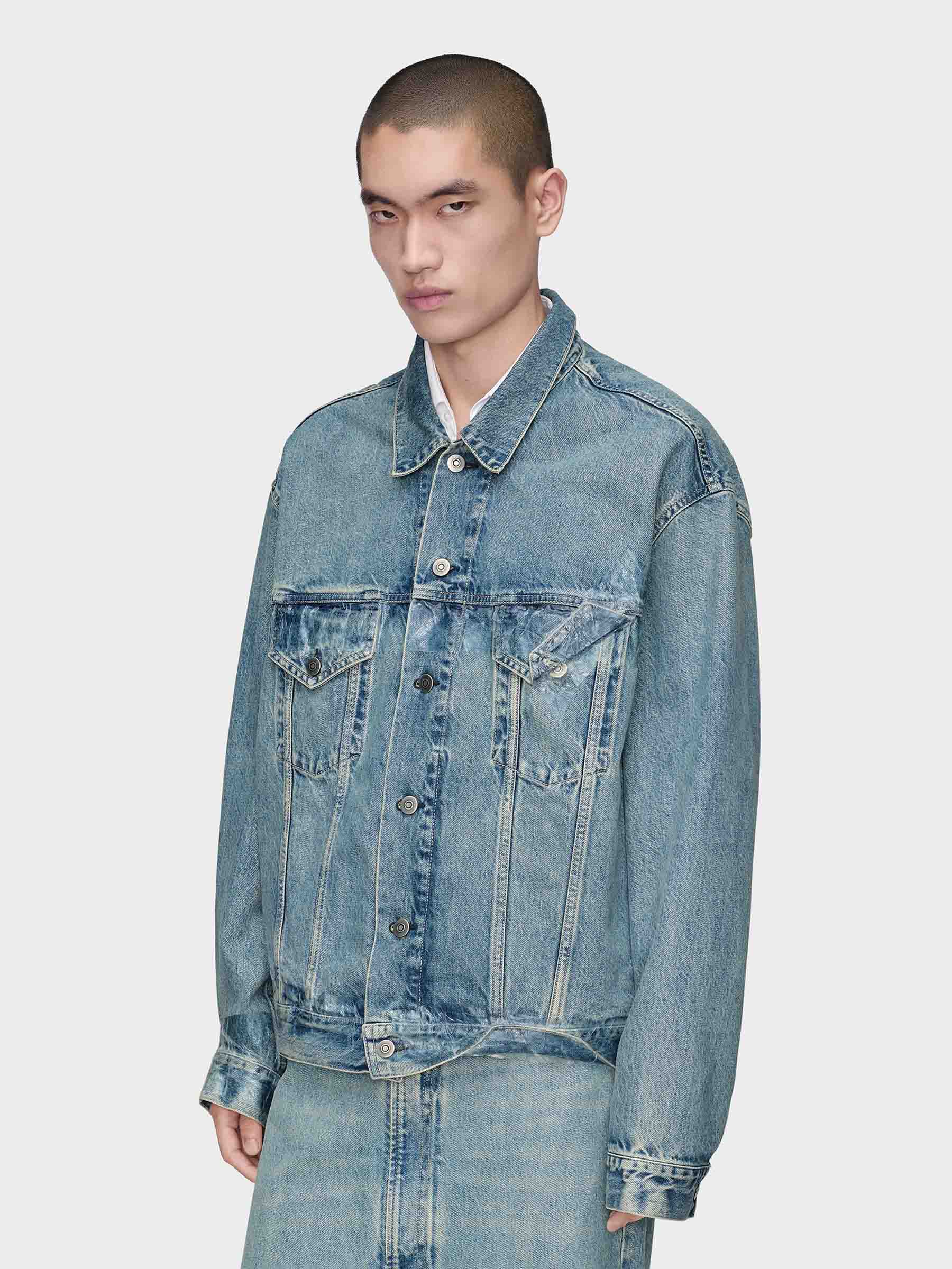 Maison Margiela Hombre Barcelona Chaqueta Denim color Azul Denim Claro sku 512-002847 01 - Foto 4