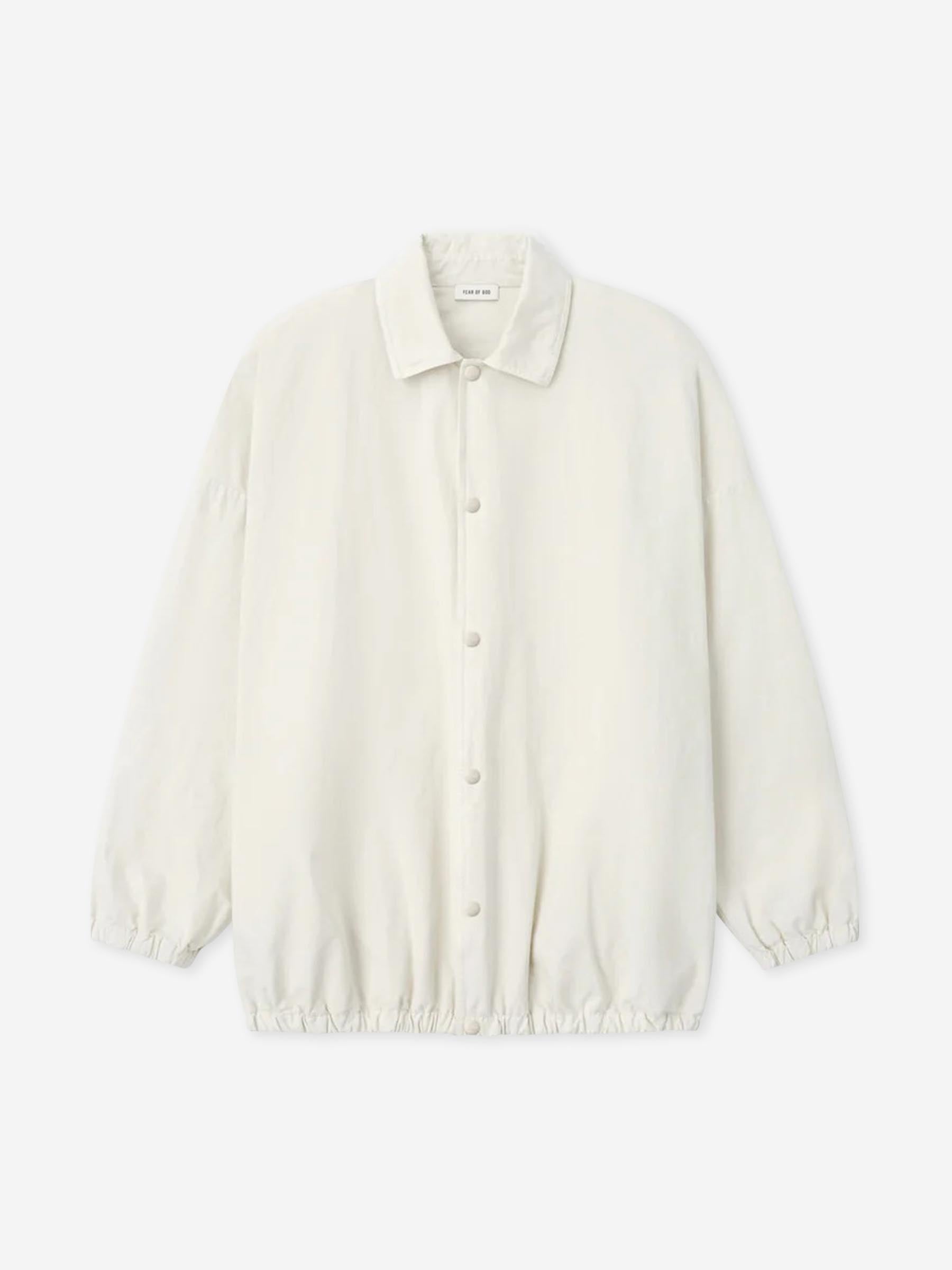 Fear of God Hombre Barcelona Cortavientos Algodón color Marfil sku 512-002880 01 - Foto 1