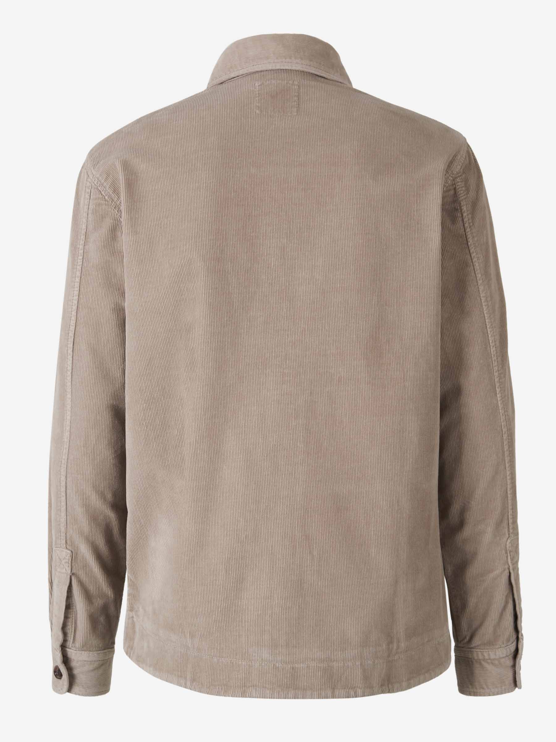 Outlet online Richard J. Brown  Sobrecamisa Micro Pana color Camel sku 513-000005 02 - Foto 2