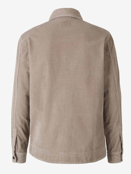 Outlet online Richard J. Brown  Sobrecamisa Micro Pana color Camel sku 513-000005 02 - Foto 2
