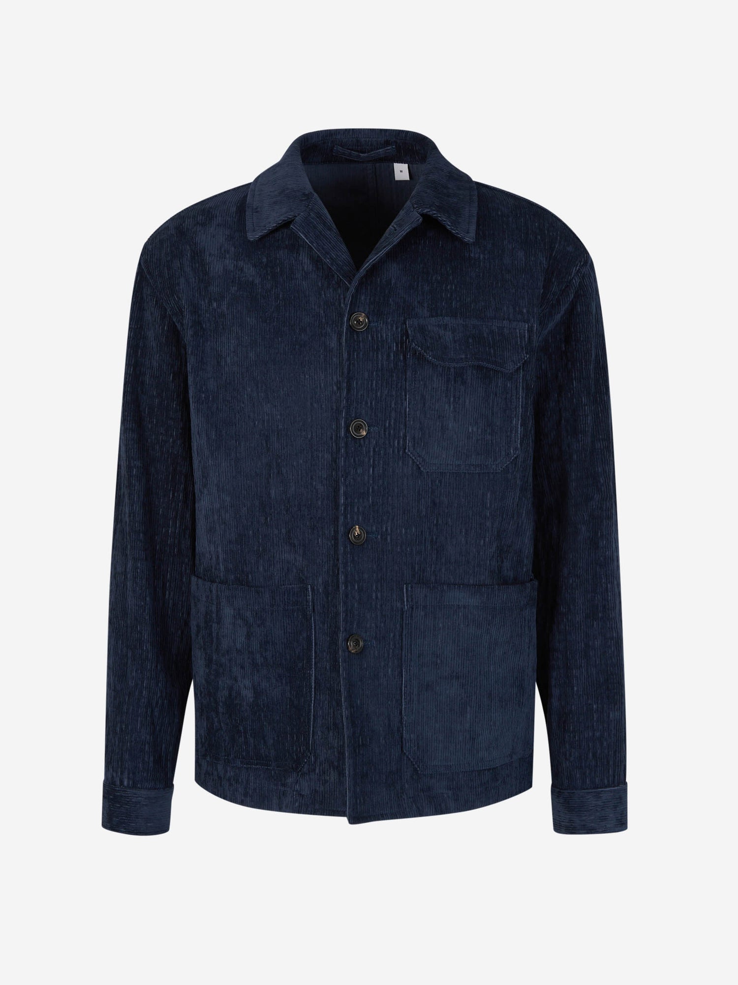 Outlet online Lardini  Sobrecamisa Pana Botones color Azul Noche sku 513-000015 01 - Foto 1
