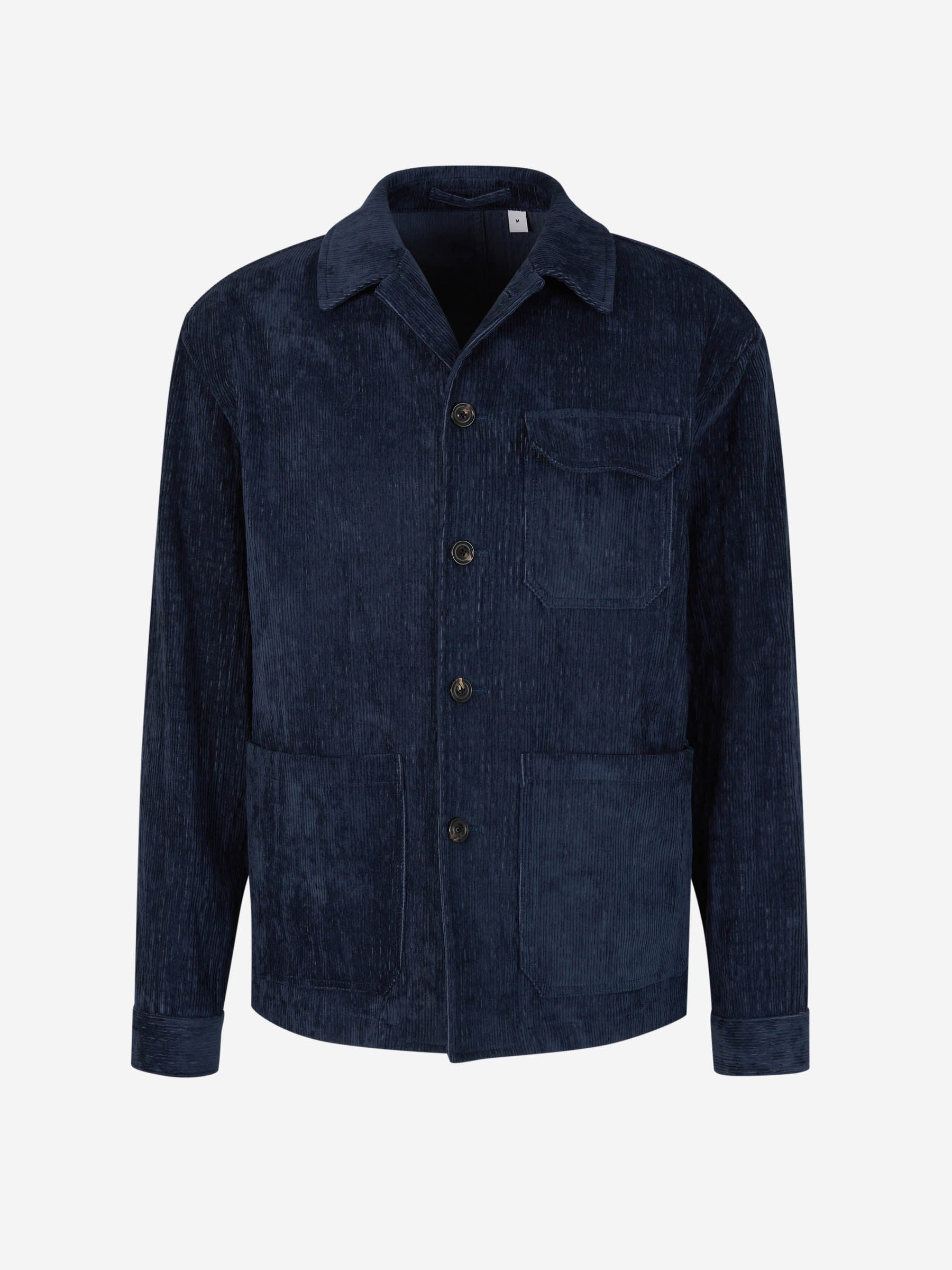 Outlet online Lardini  Sobrecamisa Pana Botones color Azul Noche sku 513-000015 01 - Foto 1