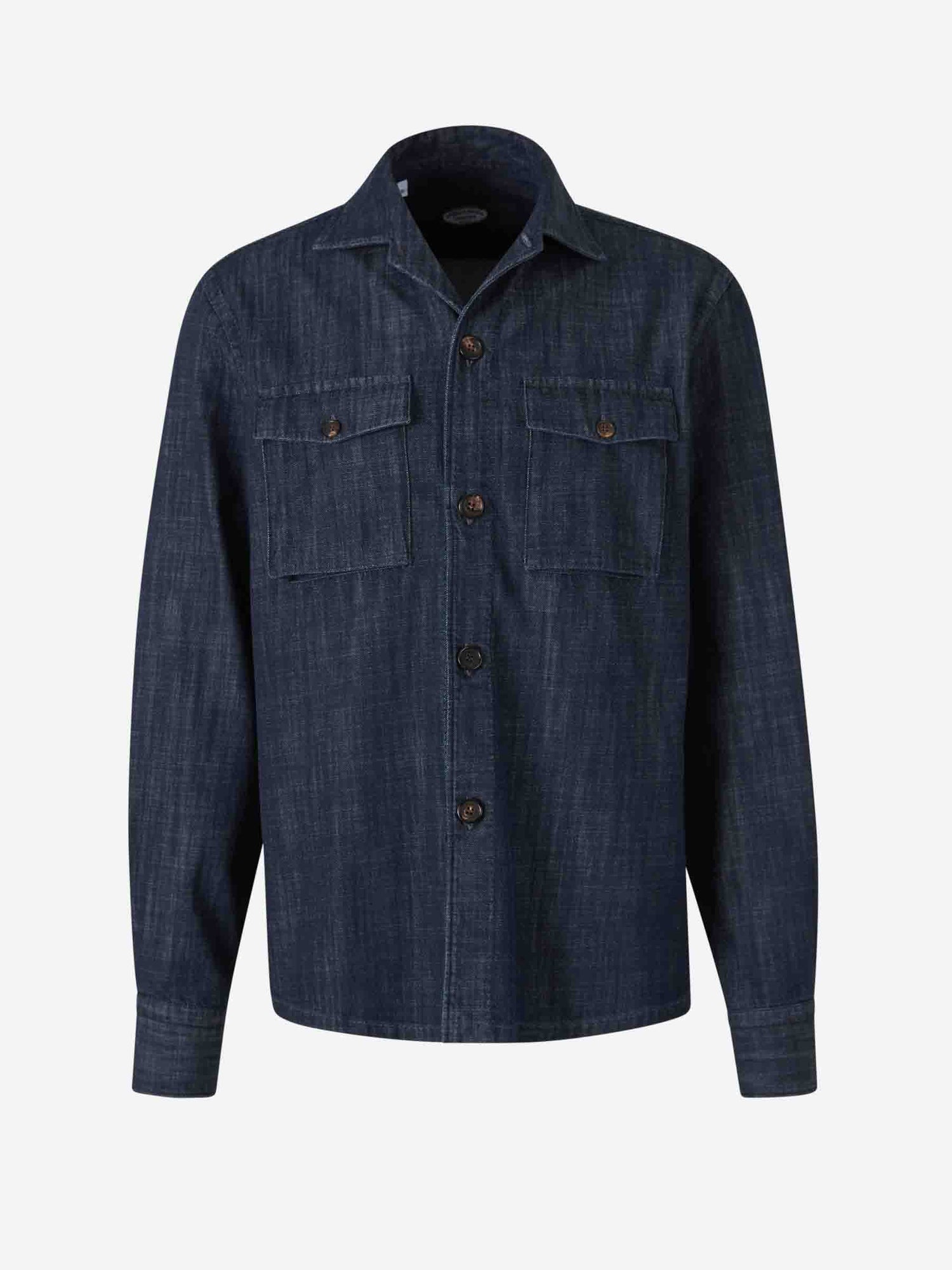 Outlet online Vincenzo di Ruggiero  Sobrecamisa Bolsillos Denim color Ebano sku 513-000019 01 - Foto 1