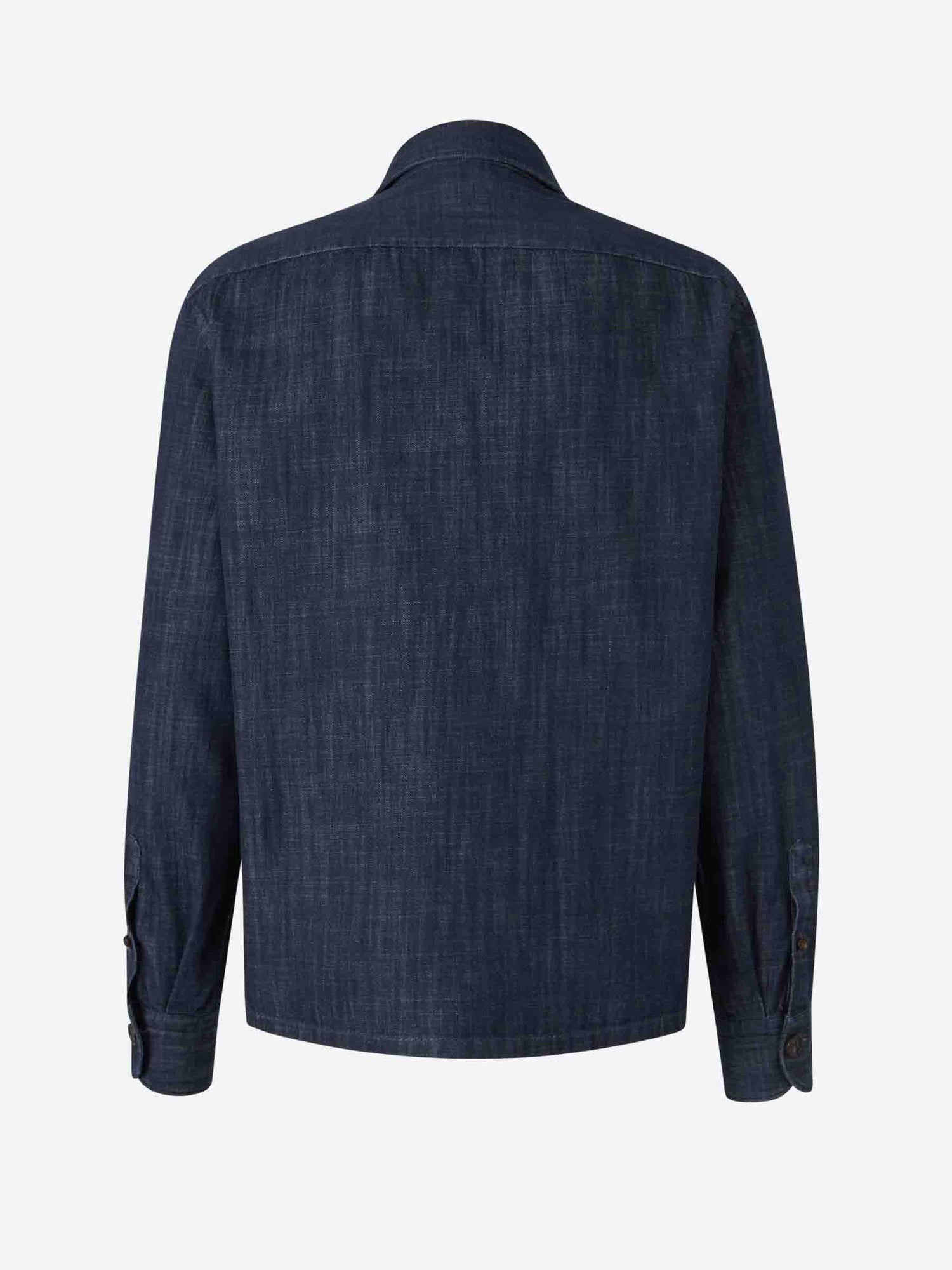 Outlet online Vincenzo di Ruggiero  Sobrecamisa Bolsillos Denim color Ebano sku 513-000019 01 - Foto 2