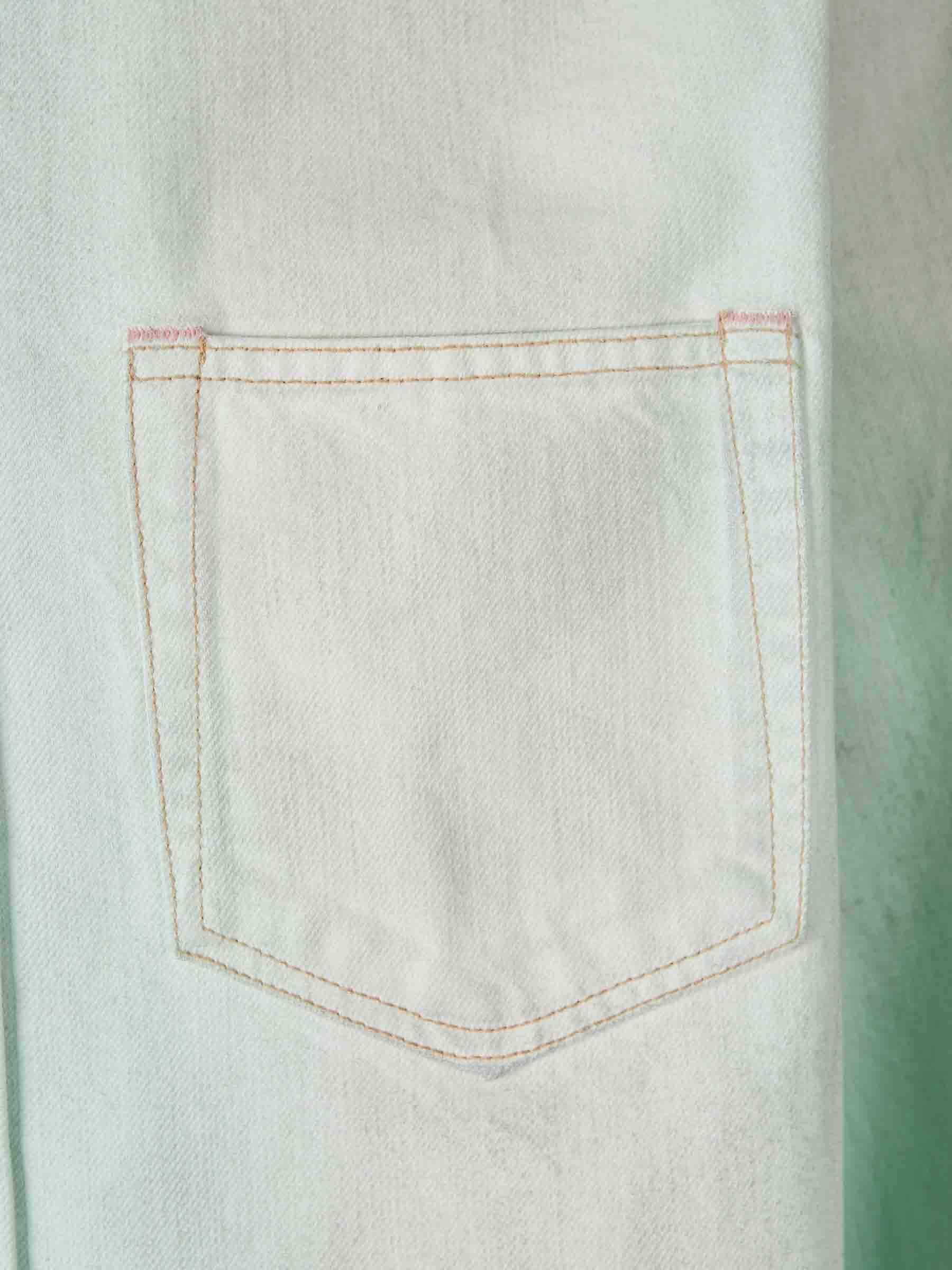 Outlet online Acne Studios Hombre Sobrecamisa Karty Denim color Verde Menta sku 513-000020 01 - Foto 4