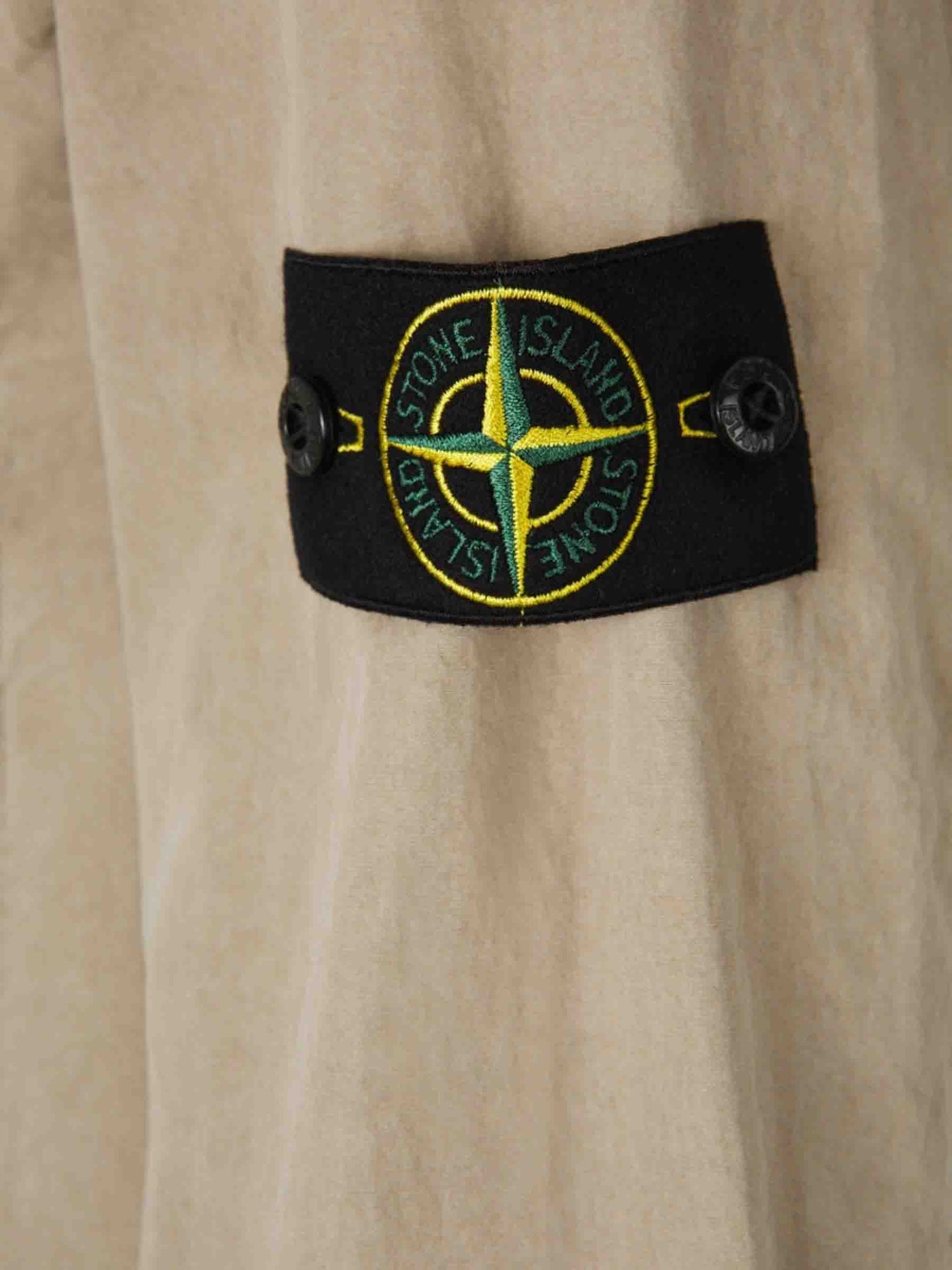 Outlet online Stone Island Hombre Sobrecamisa Algodón Cremallera color Camel sku 513-000041 02 - Foto 6