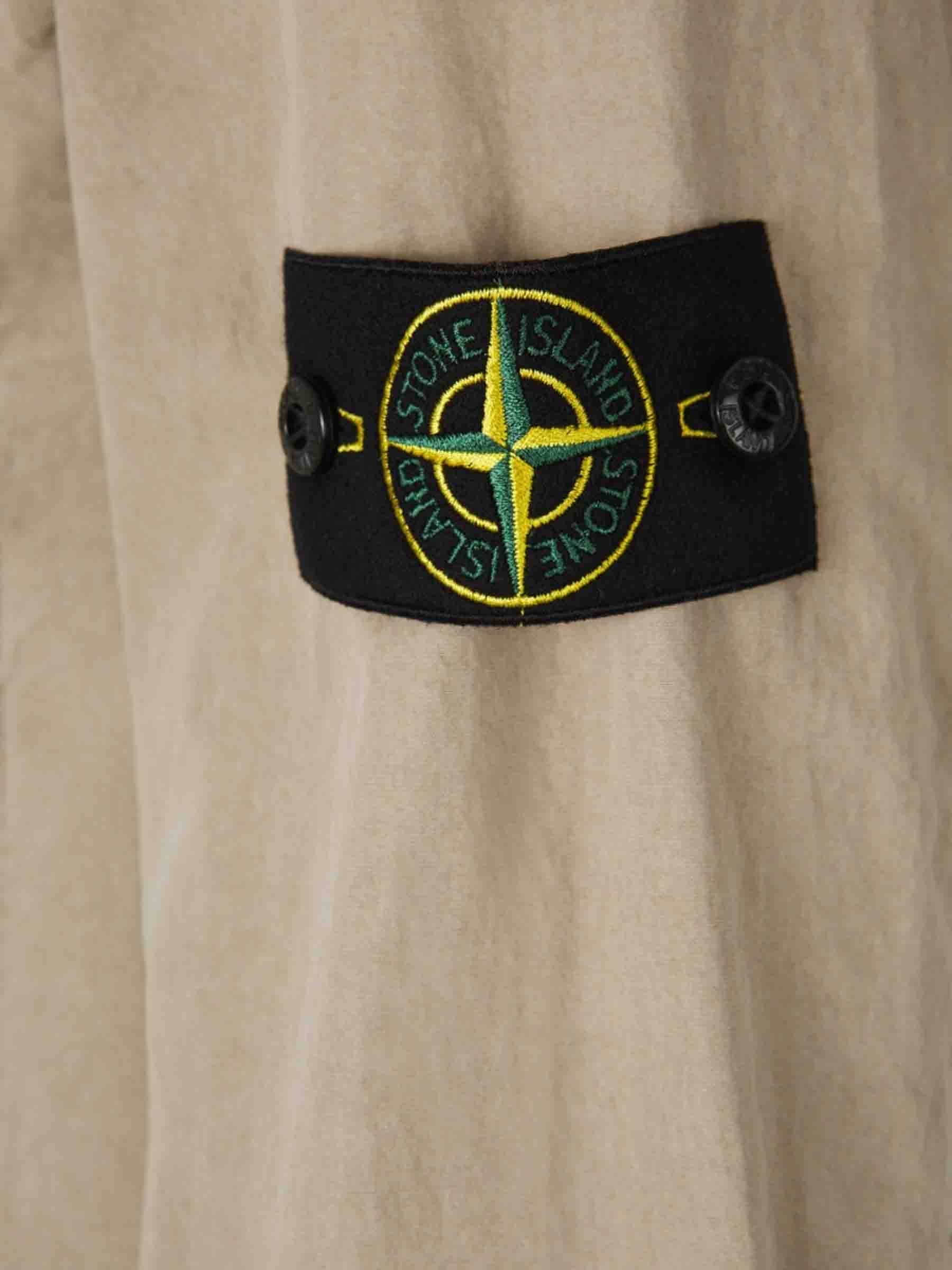 Outlet online Stone Island Hombre Sobrecamisa Algodón Cremallera color Camel sku 513-000041 02 - Foto 6