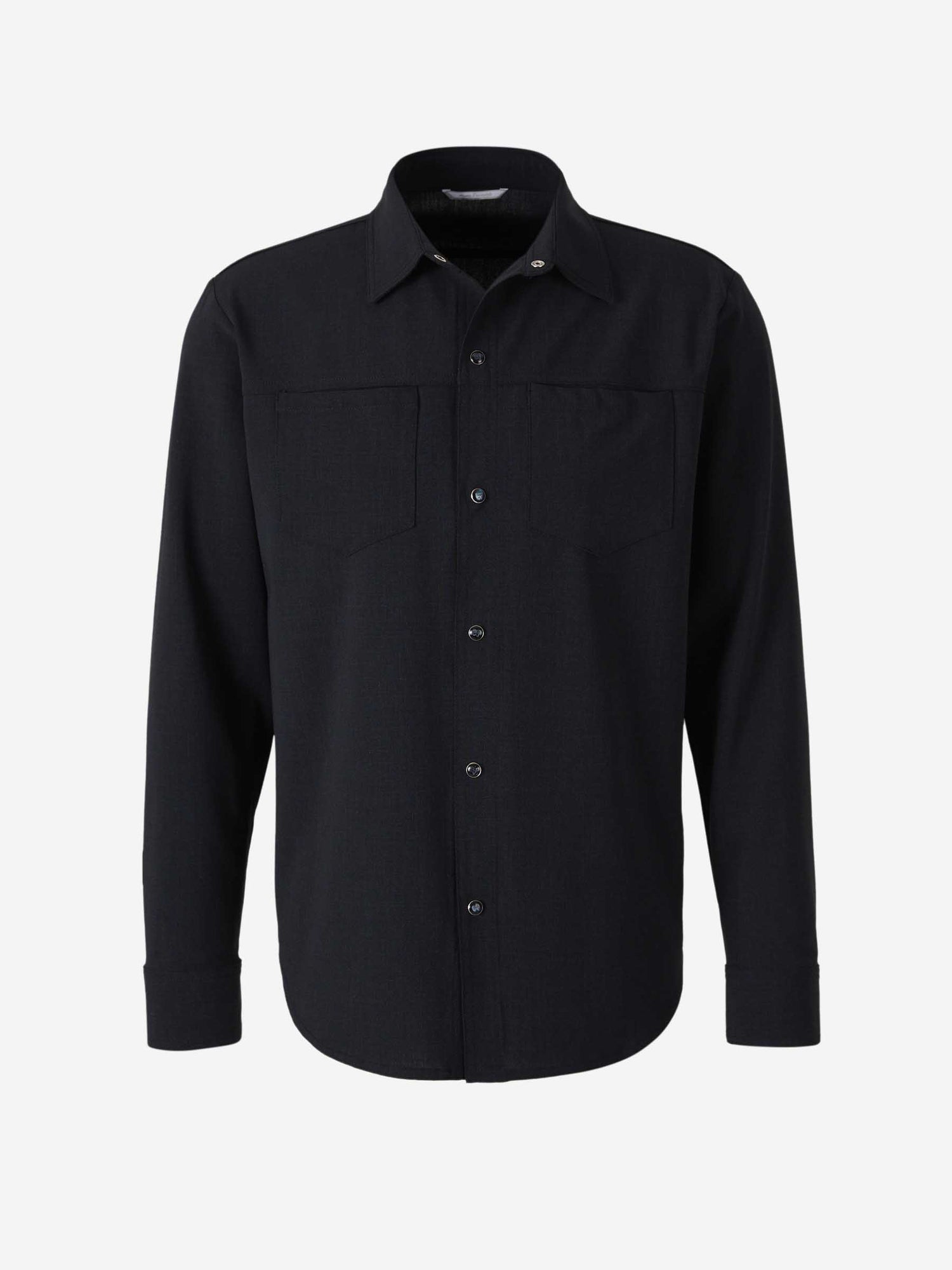 Marco Pescarolo Hombre Barcelona Sobrecamisa Zeus Lana color Azul Noche sku 513-000043 01 - Foto 1