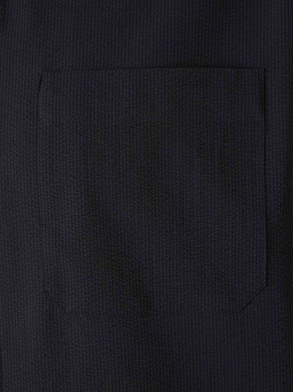 Outlet online Herno Hombre Camisa Técnico Seersucker color Azul Marino sku 513-000045 01 - Foto 4