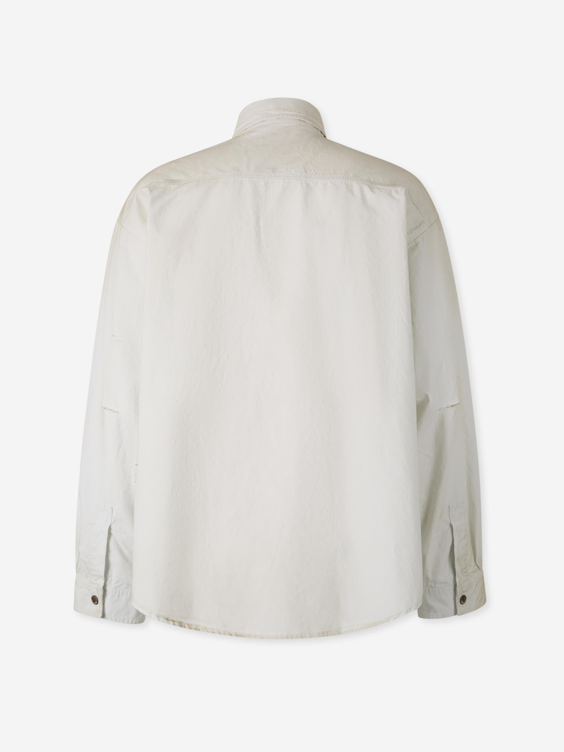 Outlet online Balenciaga Hombre Sobrecamisa Técnica color Marfil sku 513-000050 01 - Foto 2