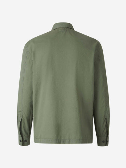 C.P. Company Hombre Barcelona Camisa Bolsillos Algodón color Verde Oscuro sku 513-000055 01 - Foto 2