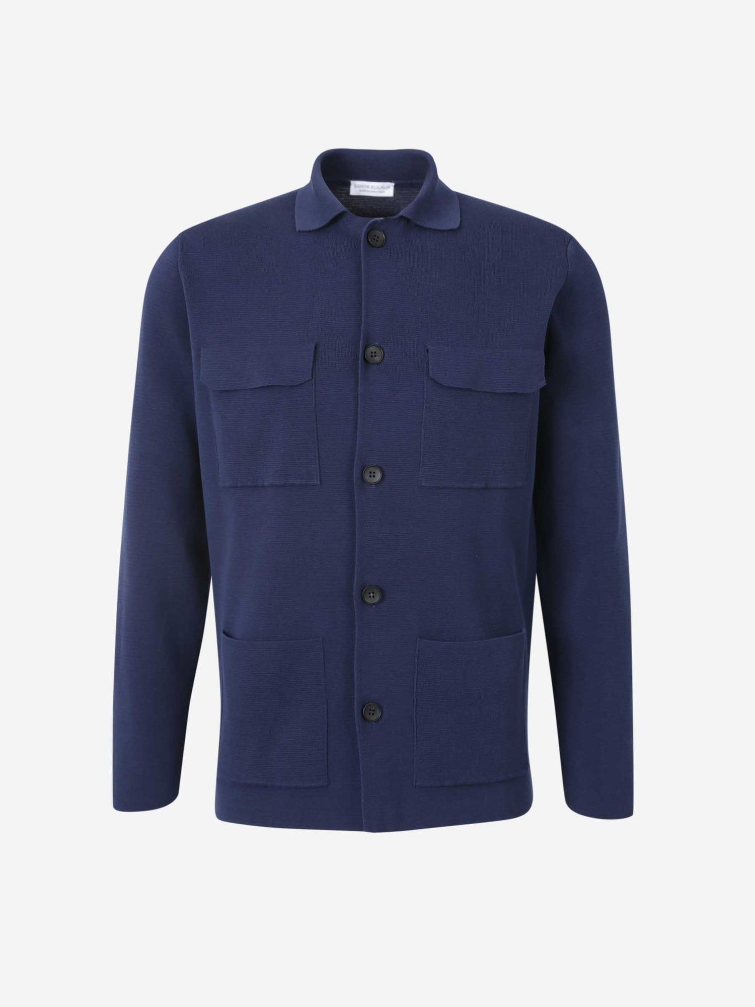 Outlet online Santa Eulalia Hombre Sobrecamisa Punto Botones color Azul Marino sku 513-000057 01 - Foto 1