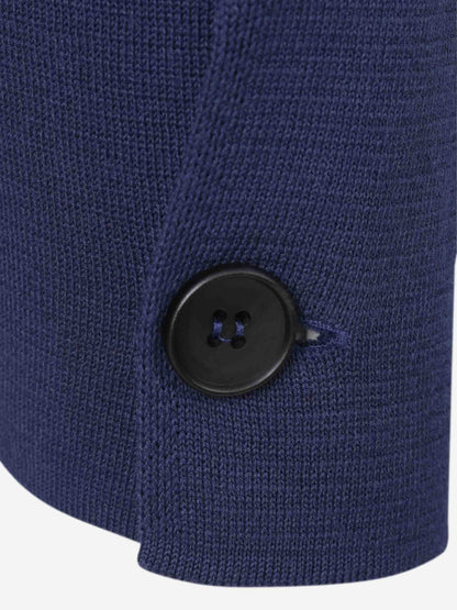 Outlet online Santa Eulalia Hombre Sobrecamisa Punto Botones color Azul Marino sku 513-000057 01 - Foto 4