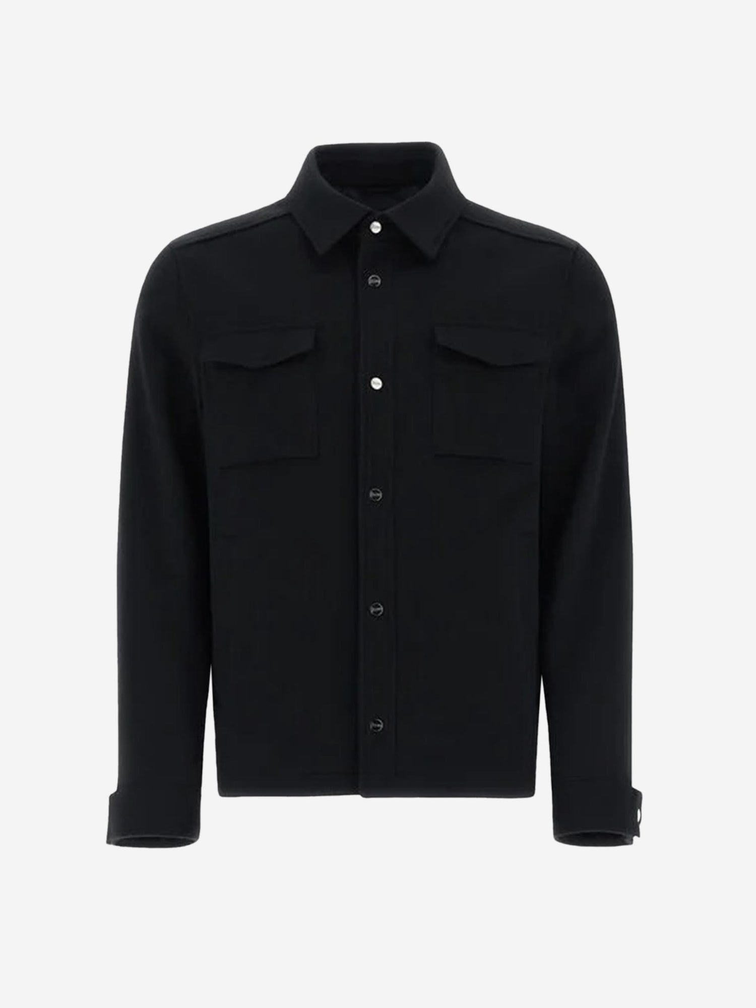 Outlet online Herno Hombre Sobrecamisa Cashmere color Negro sku 513-000063 02 - Foto 1