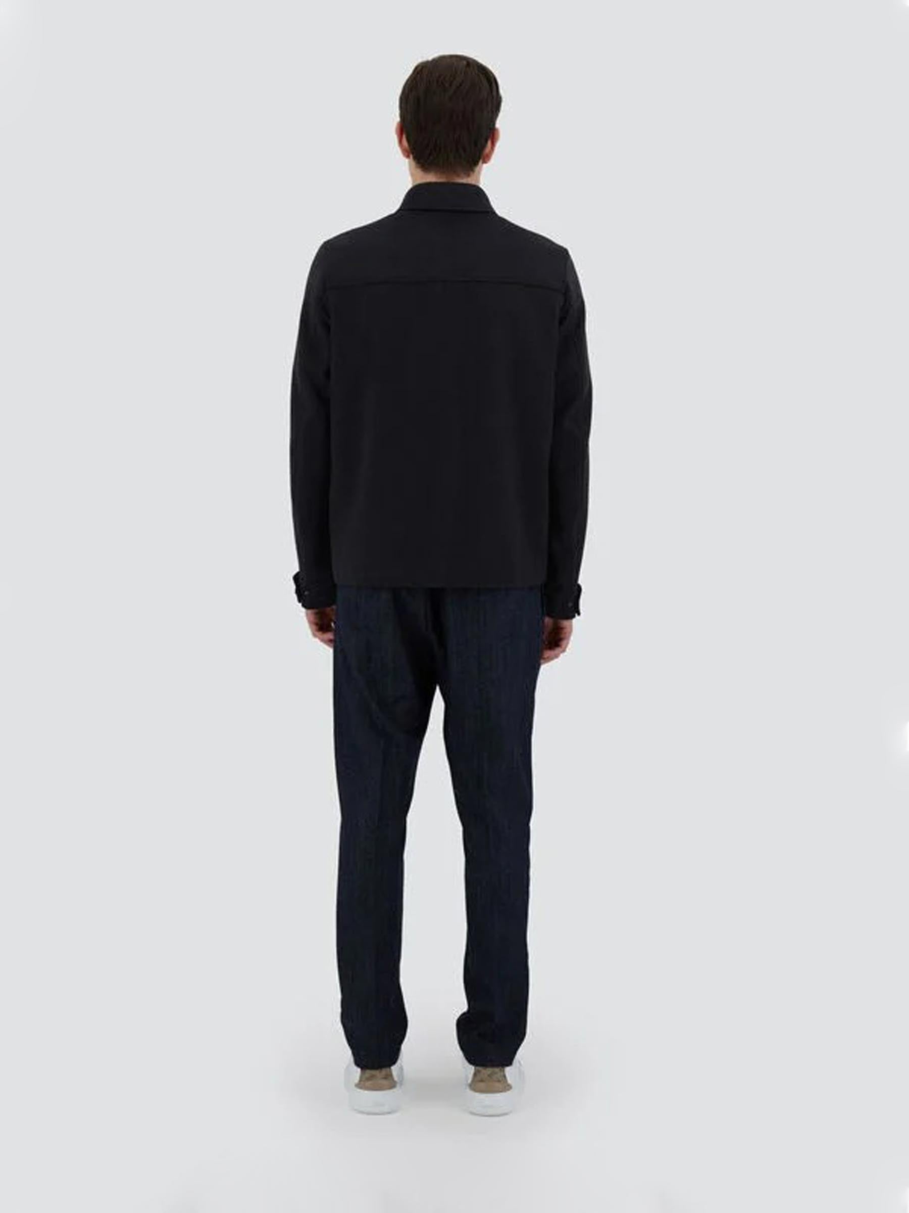 Outlet online Herno Hombre Sobrecamisa Cashmere color Negro sku 513-000063 02 - Foto 3