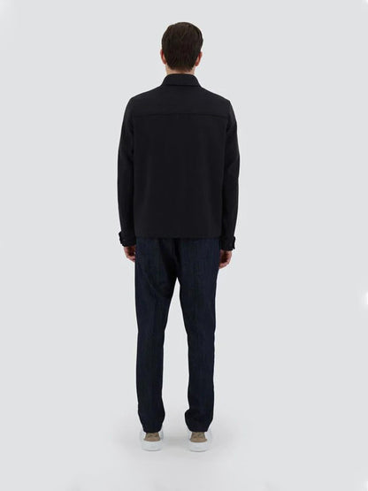 Outlet online Herno Hombre Sobrecamisa Cashmere color Negro sku 513-000063 02 - Foto 3