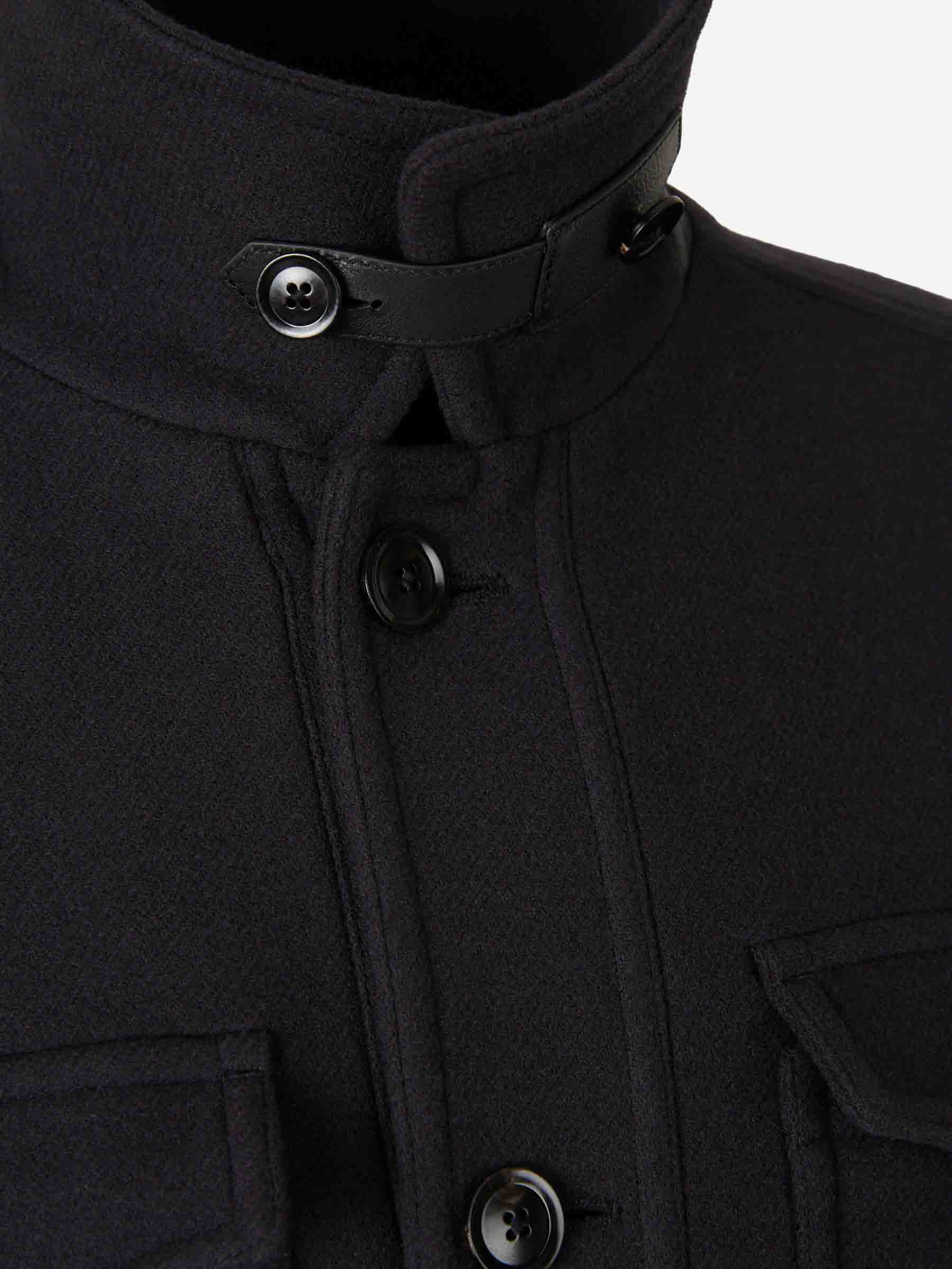 Outlet online Tom Ford Hombre Abrigo Corto Bolsillos color Azul Noche sku 513-000065 01 - Foto 5