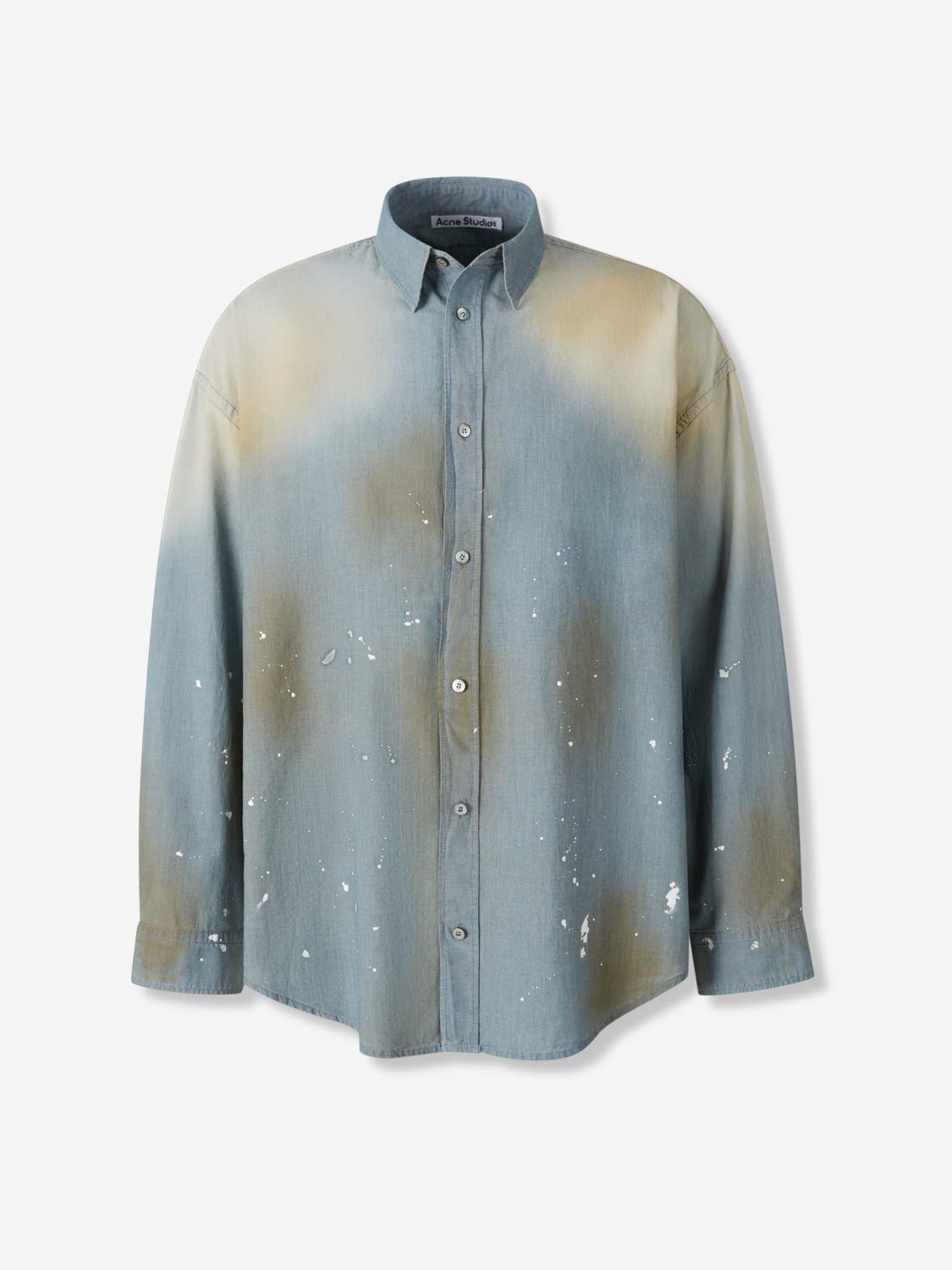 Outlet online Acne Studios Hombre Camisa Denim Oversized color Azul Denim Claro sku 513-000068 01 - Foto 1