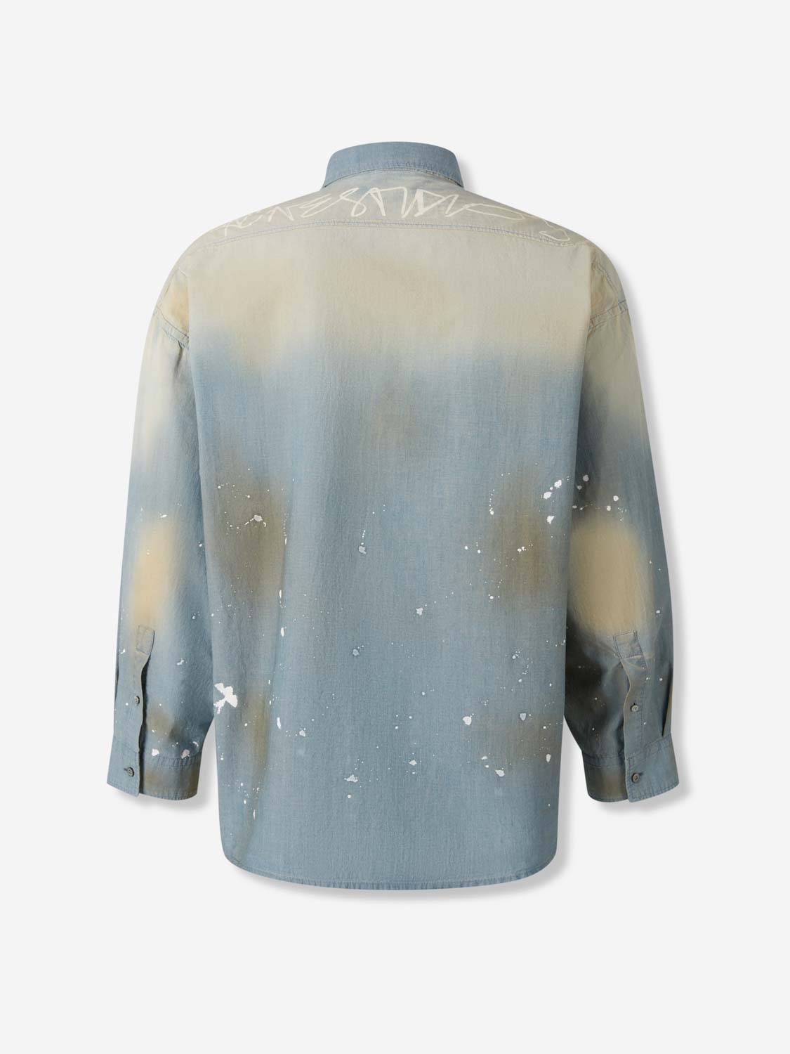 Outlet online Acne Studios Hombre Camisa Denim Oversized color Azul Denim Claro sku 513-000068 01 - Foto 2