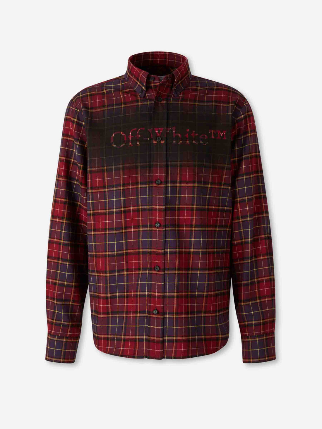 Outlet online Off-White Hombre Camisa Motivo Cuadros color Rojo sku 513-000072 01 - Foto 1