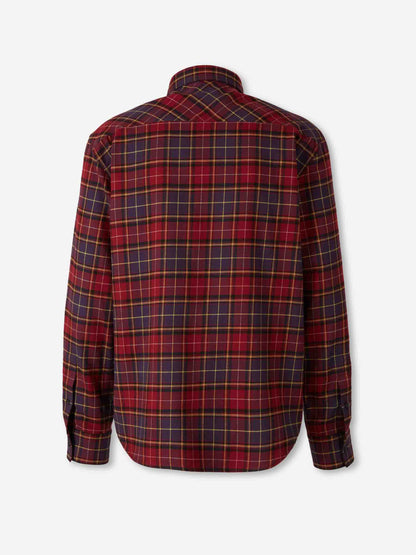 Outlet online Off-White Hombre Camisa Motivo Cuadros color Rojo sku 513-000072 01 - Foto 2