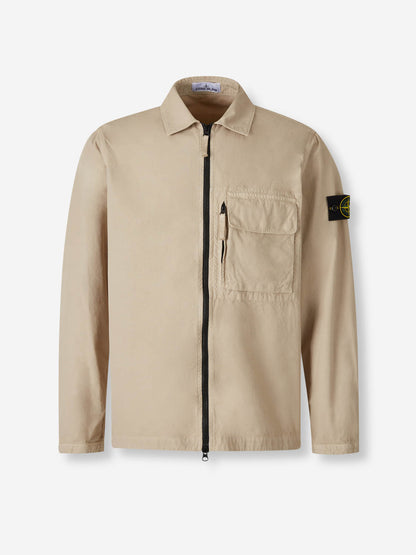 Outlet online Stone Island Hombre Sobrecamisa Técnica color Beige sku 513-000076 02 - Foto 1