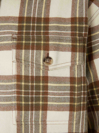 Outlet online Ami Paris Hombre Sobrecamisa Cuadros Lana color Verde sku 513-000082 01 - Foto 4