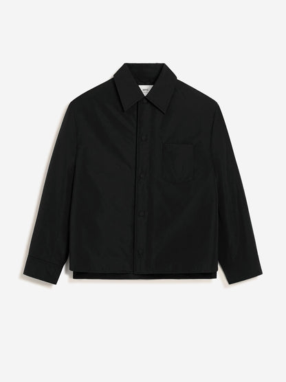 Outlet online Ami Paris Hombre Sobrecamisa Acolchada Tafetán color Negro sku 513-000083 01 - Foto 1