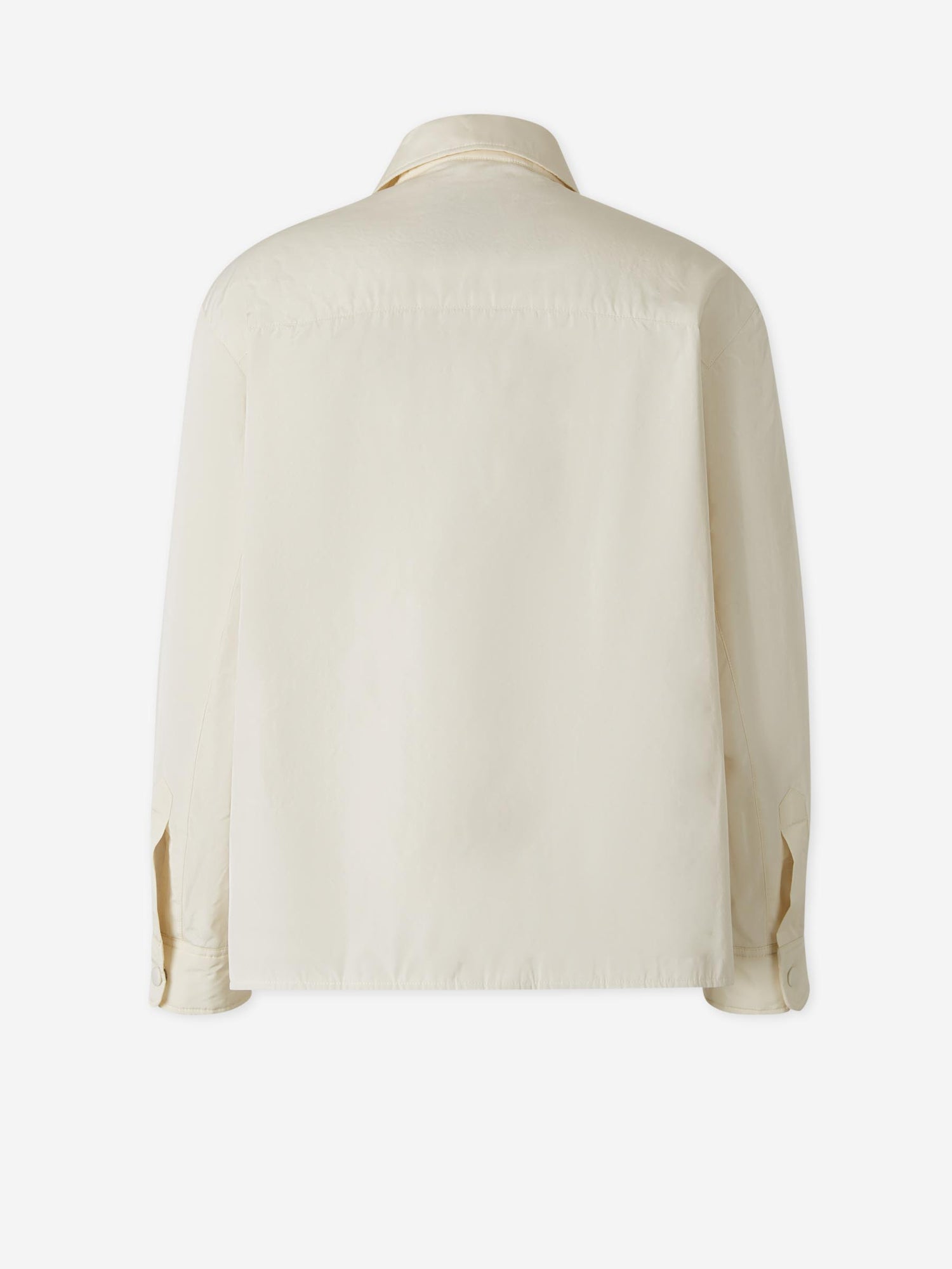 Outlet online Ami Paris Hombre Sobrecamisa Acolchada Tafetán color Marfil sku 513-000083 02 - Foto 2