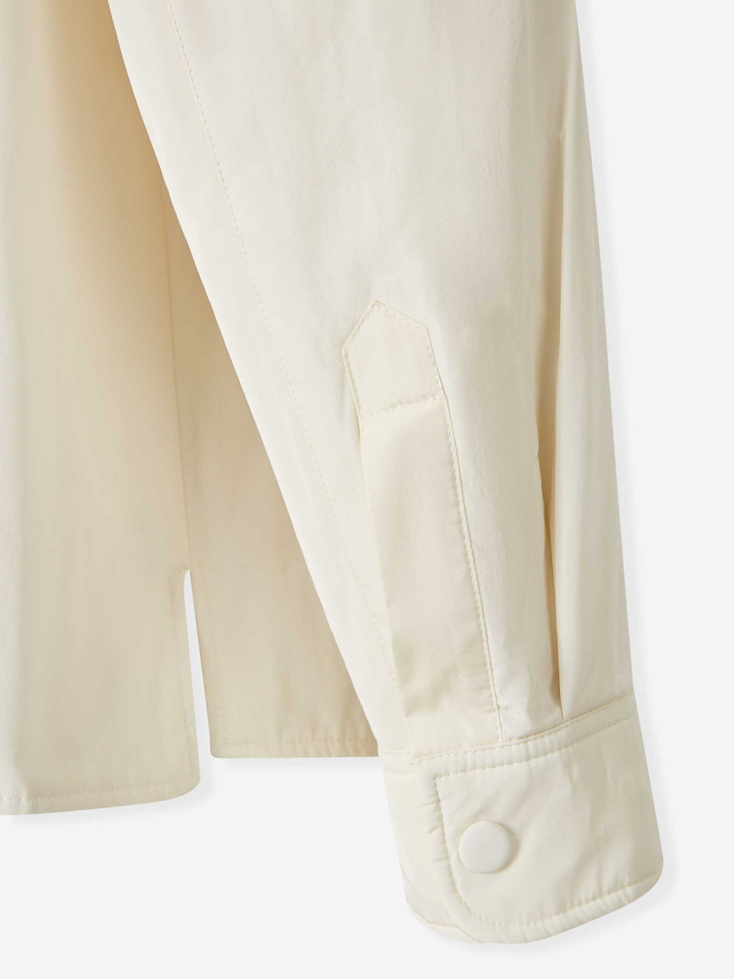 Outlet online Ami Paris Hombre Sobrecamisa Acolchada Tafetán color Marfil sku 513-000083 02 - Foto 5