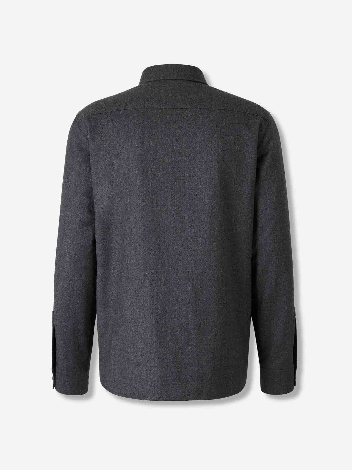Outlet online Santa Eulalia Hombre Sobrecamisa Lana color Gris Antracita sku 513-000094 02 - Foto 2