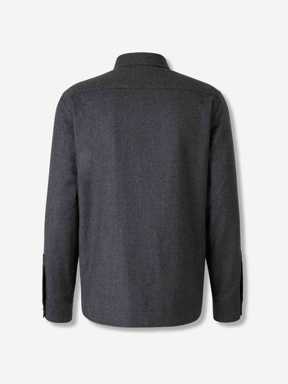 Outlet online Santa Eulalia Hombre Sobrecamisa Lana color Gris Antracita sku 513-000094 02 - Foto 2