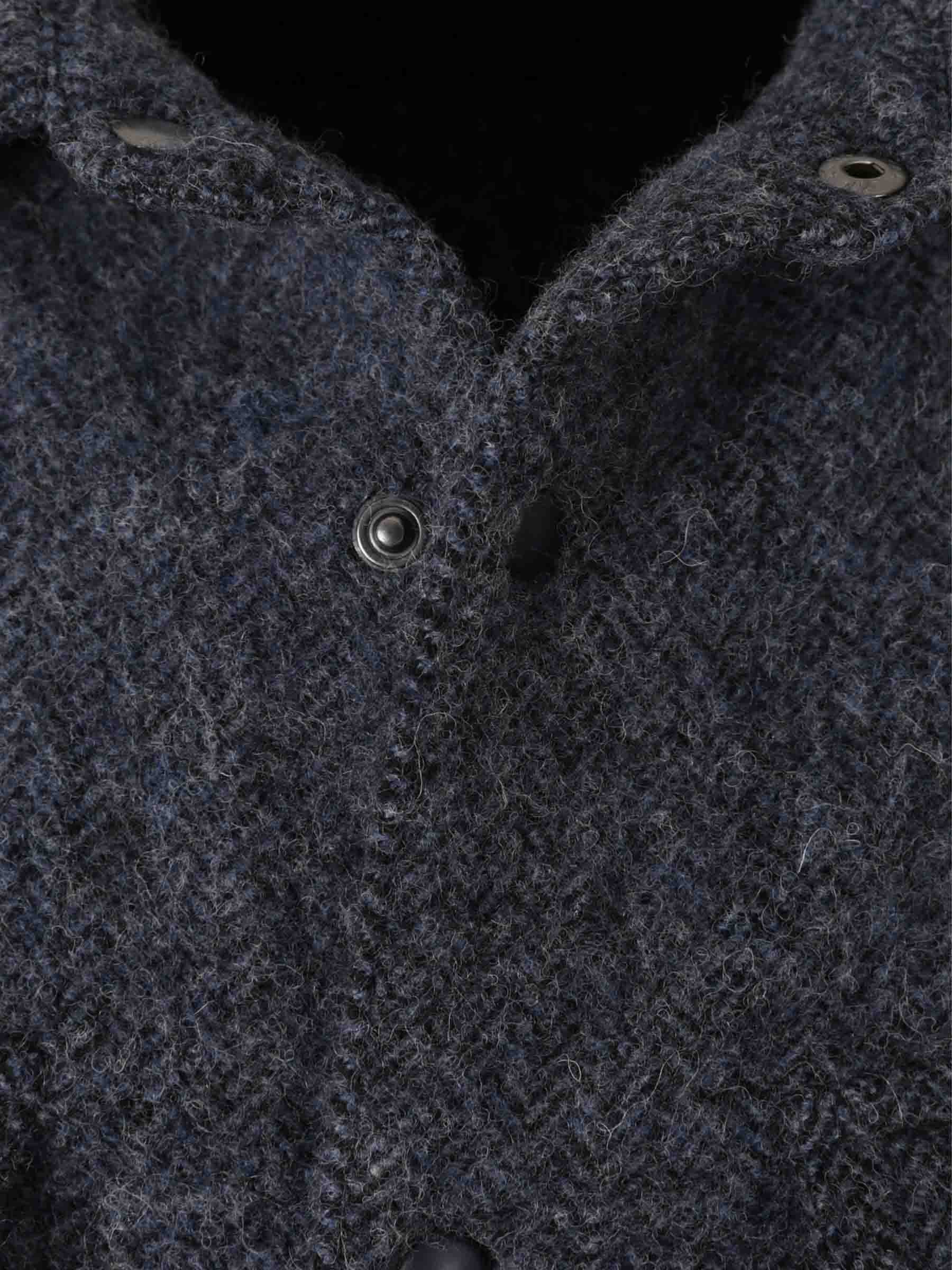 Outlet online Santa Eulalia Hombre Sobrecamisa Lana color Azul Marino sku 513-000095 01 - Foto 3