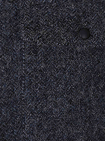 Outlet online Santa Eulalia Hombre Sobrecamisa Lana color Azul Marino sku 513-000095 01 - Foto 4