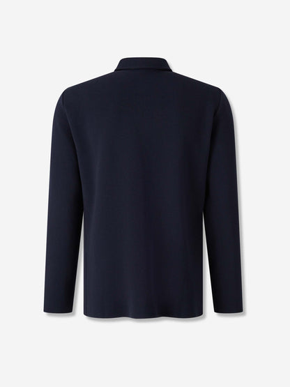 Outlet online Lardini Hombre Chaqueta Camisera Punto color Azul Noche sku 513-000099 01 - Foto 2