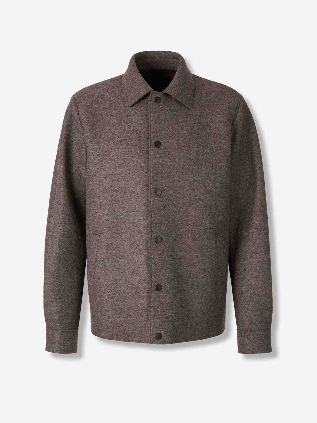 Outlet online Harris Wharf Hombre Chaqueta Camisera Lana color Marrón sku 513-000100 01 - Foto 1