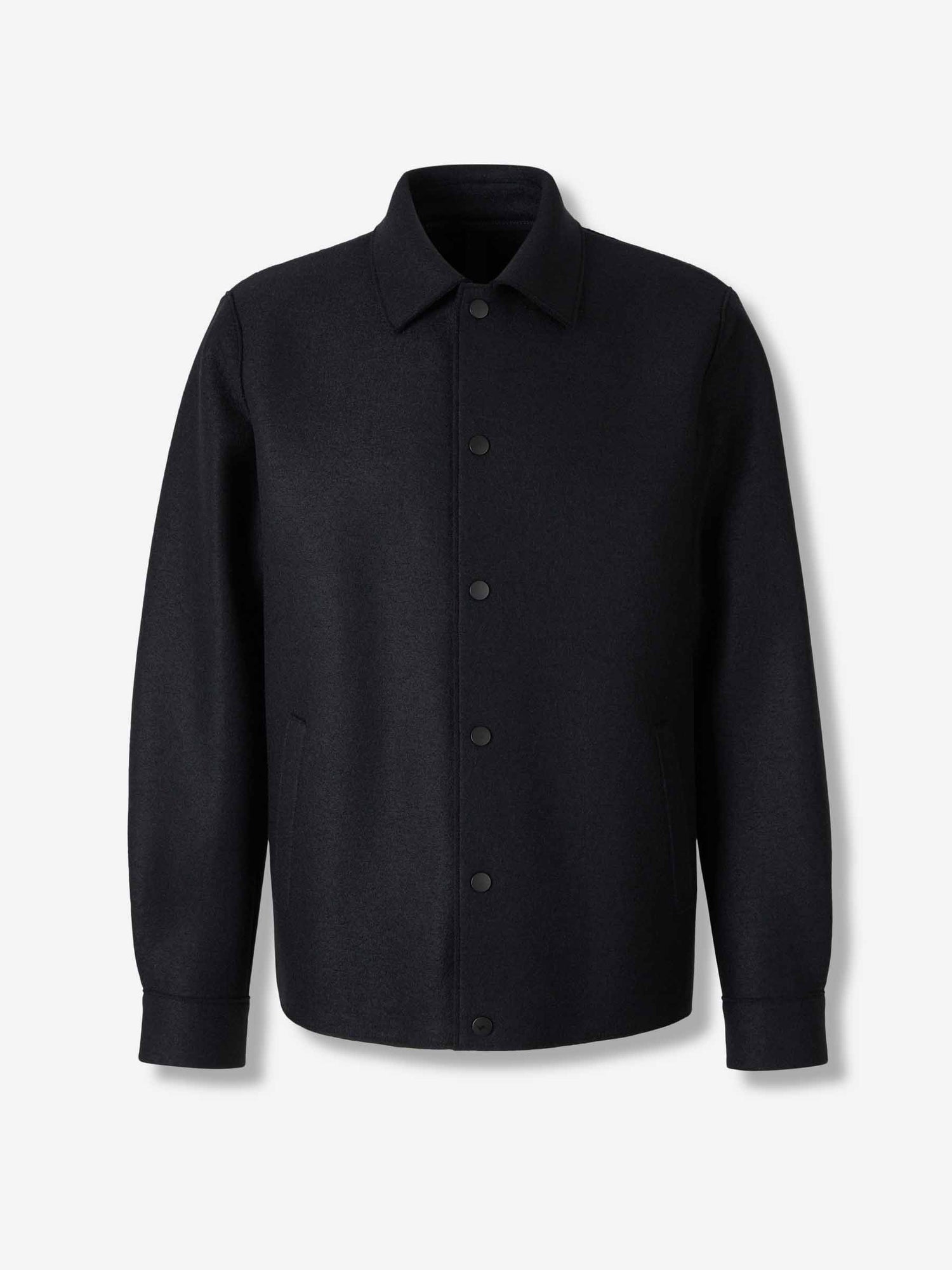 Outlet online Harris Wharf Hombre Chaqueta Camisera Lana color Azul Noche sku 513-000100 02 - Foto 1