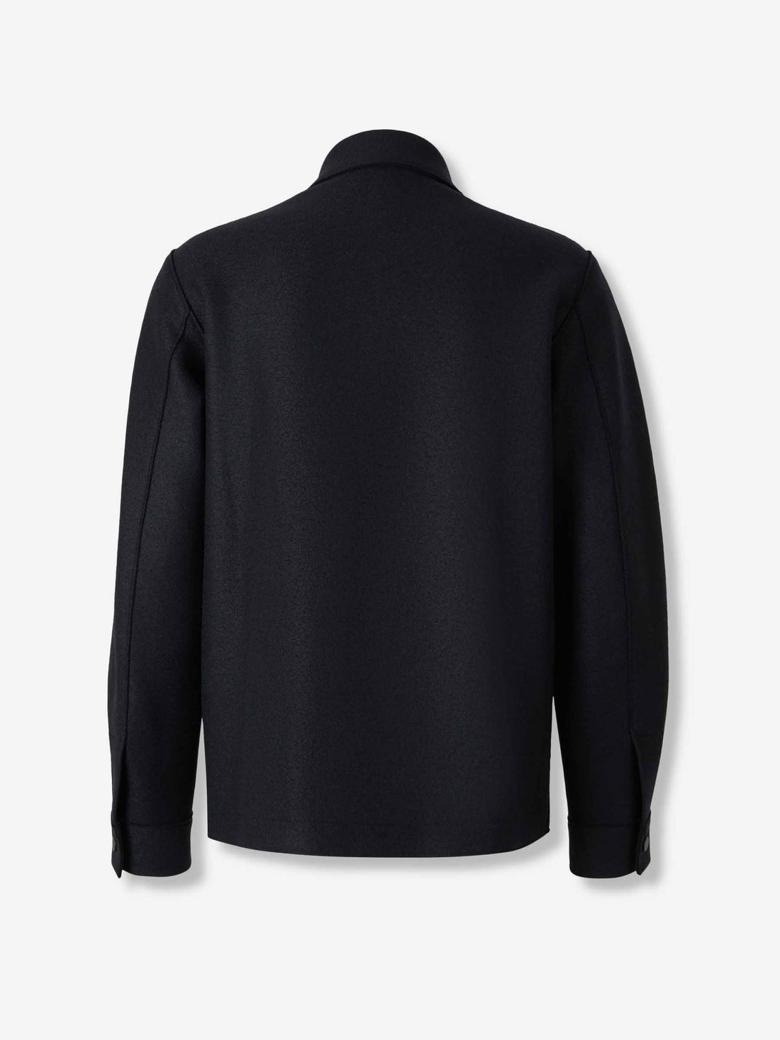 Outlet online Harris Wharf Hombre Chaqueta Camisera Lana color Azul Noche sku 513-000100 02 - Foto 2