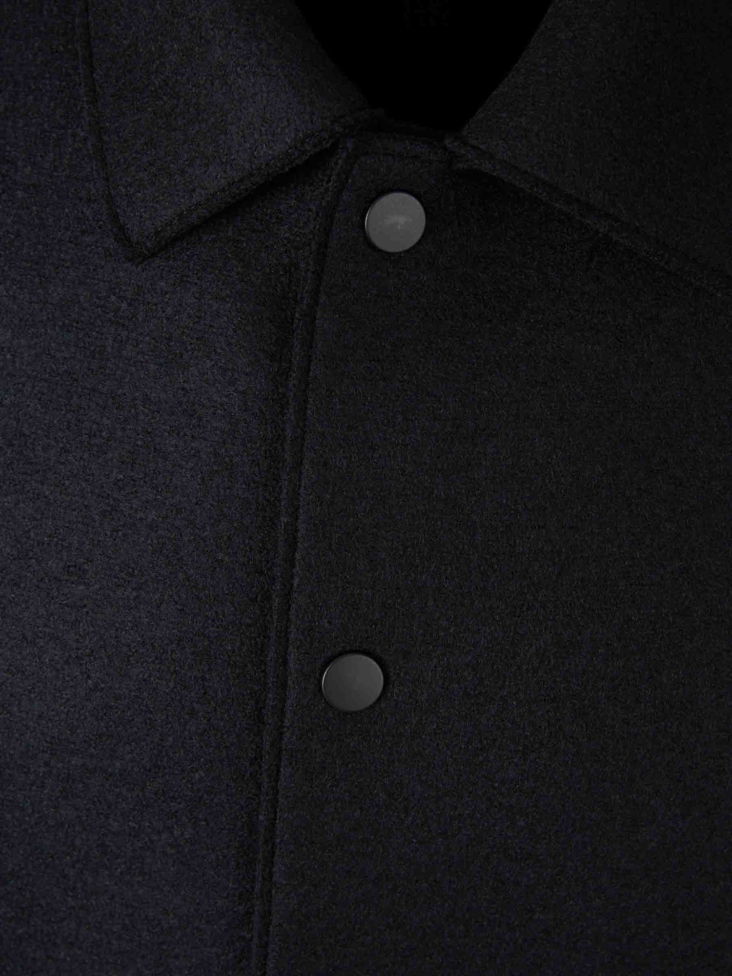 Outlet online Harris Wharf Hombre Chaqueta Camisera Lana color Azul Noche sku 513-000100 02 - Foto 3