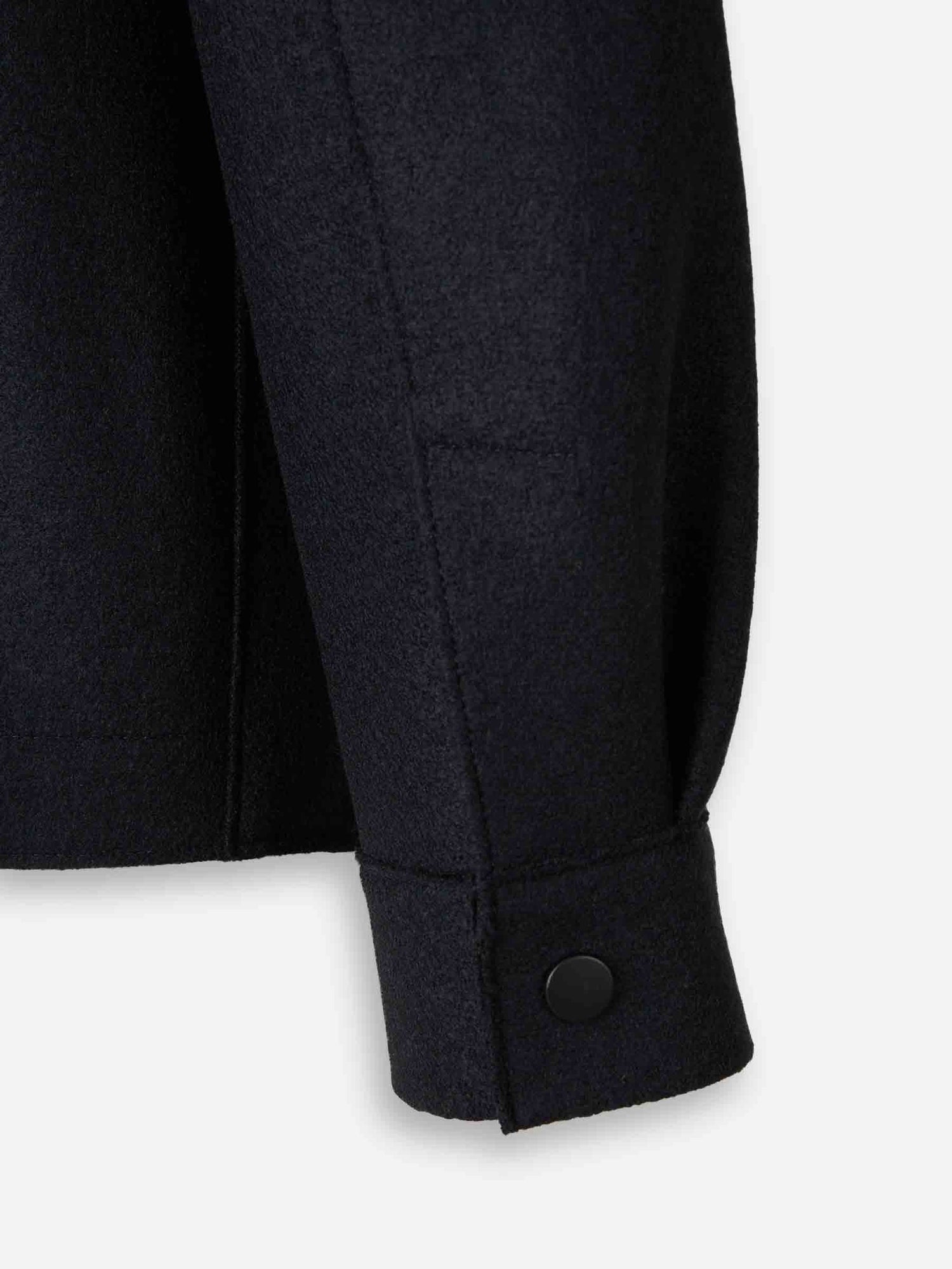 Outlet online Harris Wharf Hombre Chaqueta Camisera Lana color Azul Noche sku 513-000100 02 - Foto 4