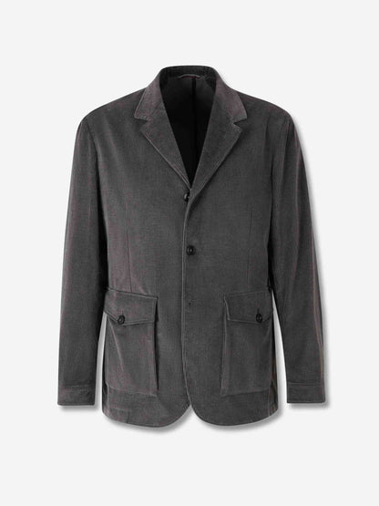 Outlet online Canali Hombre Americana Recta Pana color Verde Oscuro sku 513-000102 01 - Foto 1