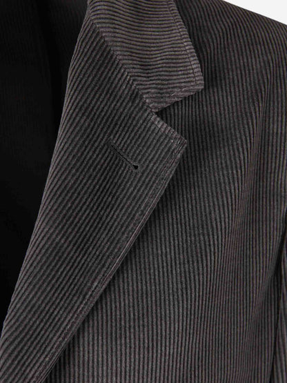 Outlet online Canali Hombre Americana Recta Pana color Verde Oscuro sku 513-000102 01 - Foto 3