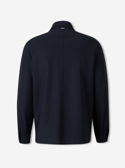 Outlet online Herno Hombre Sobrecamisa Técnica color Azul Noche sku 513-000114 02 - Foto 2
