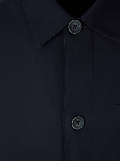 Outlet online Herno Hombre Sobrecamisa Técnica color Azul Noche sku 513-000114 02 - Foto 3