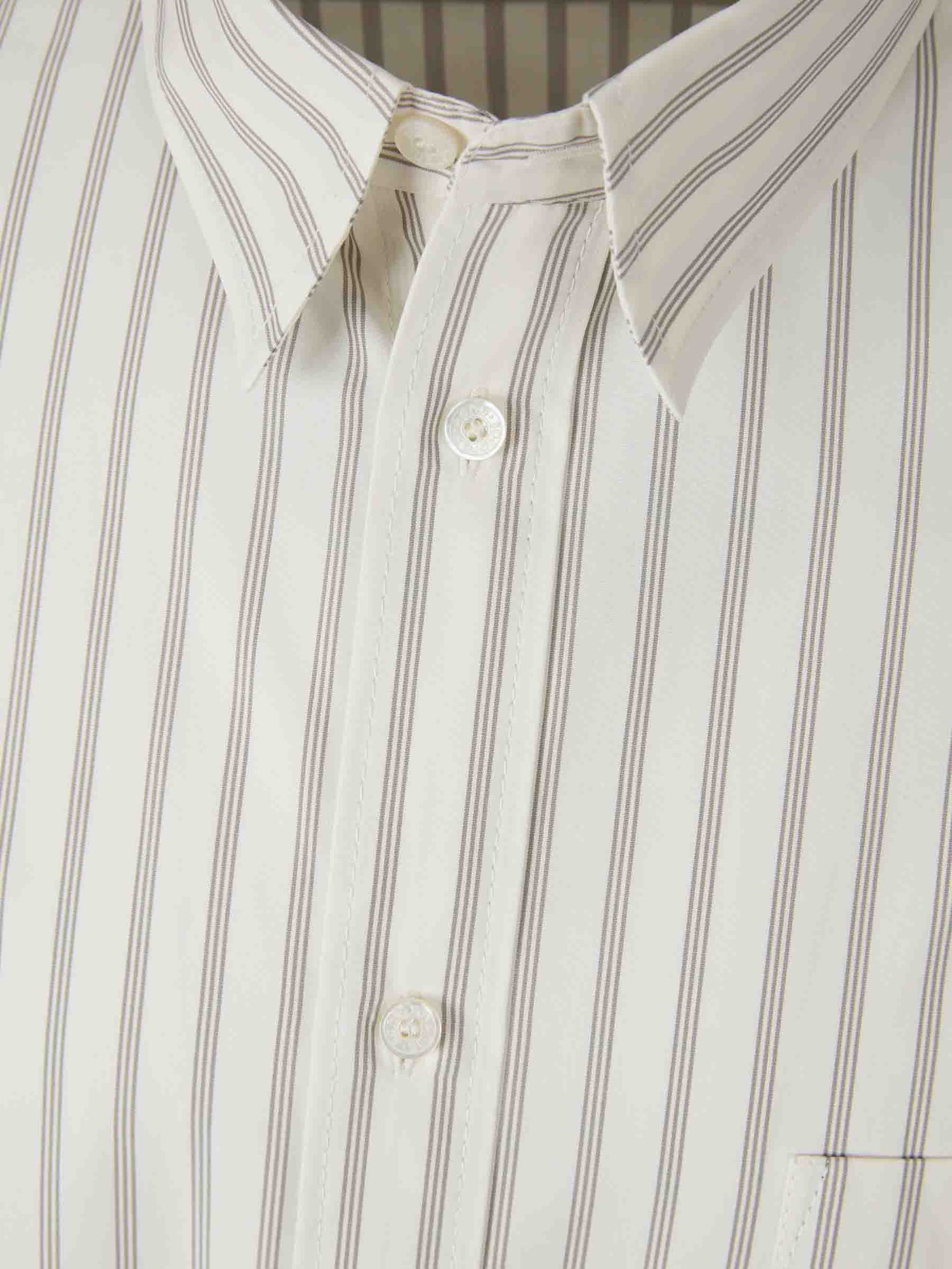 Outlet online Acne Studios Hombre Camisa Listada Casual color Blanco sku 513-000118 01 - Foto 3