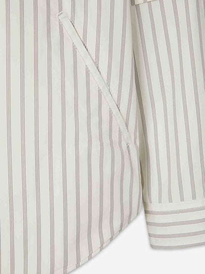 Outlet online Acne Studios Hombre Camisa Listada Casual color Blanco sku 513-000118 01 - Foto 4