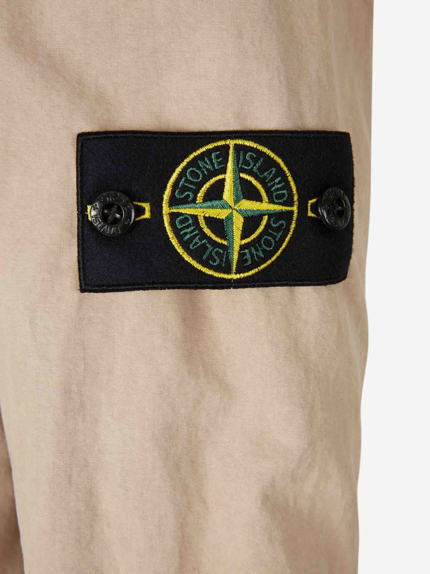 Outlet online Stone Island Hombre Sobrecamisa Algodón Orgánico color Beige sku 513-000124 02 - Foto 4