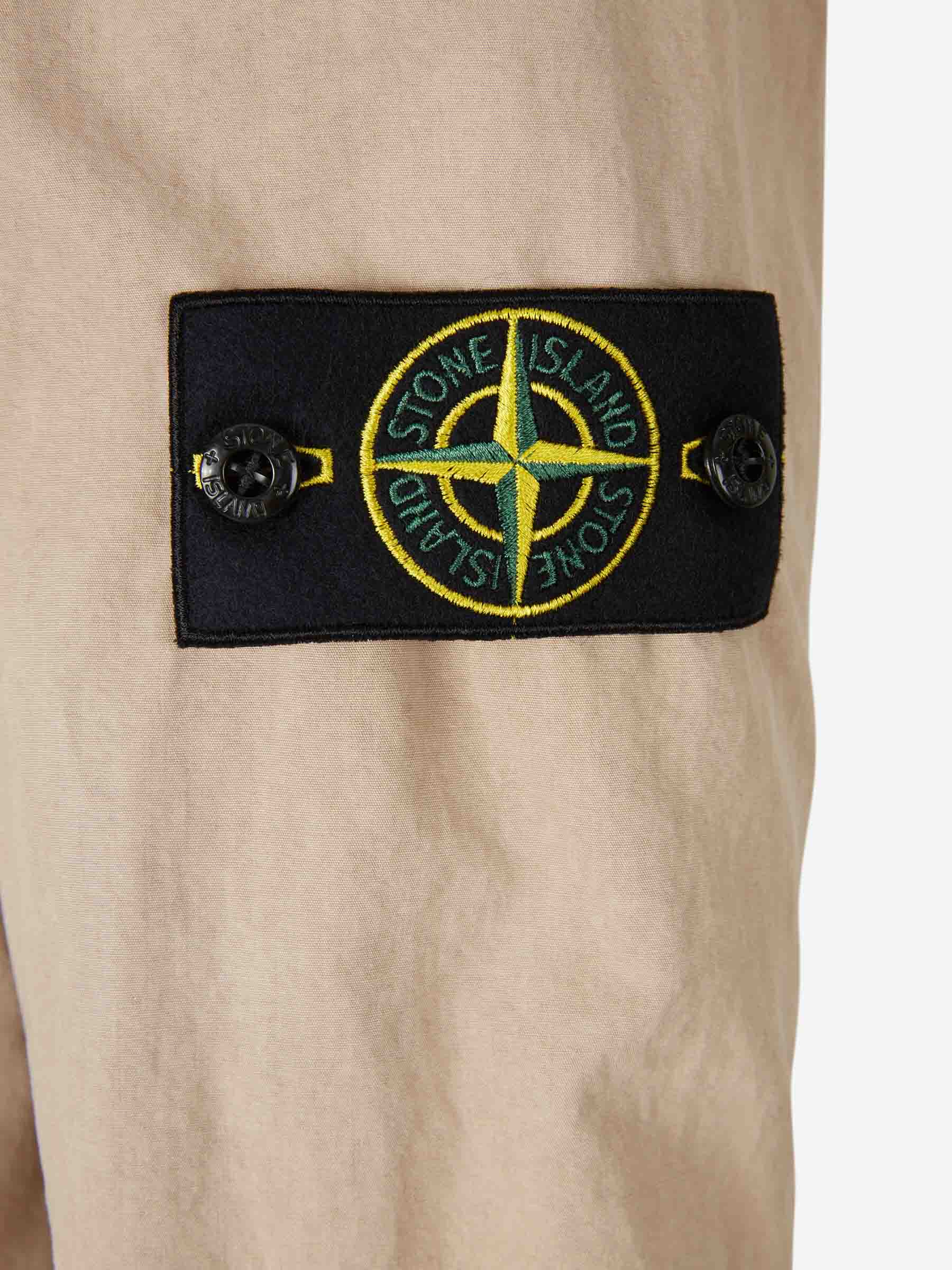 Outlet online Stone Island Hombre Sobrecamisa Algodón Orgánico color Beige sku 513-000124 02 - Foto 4