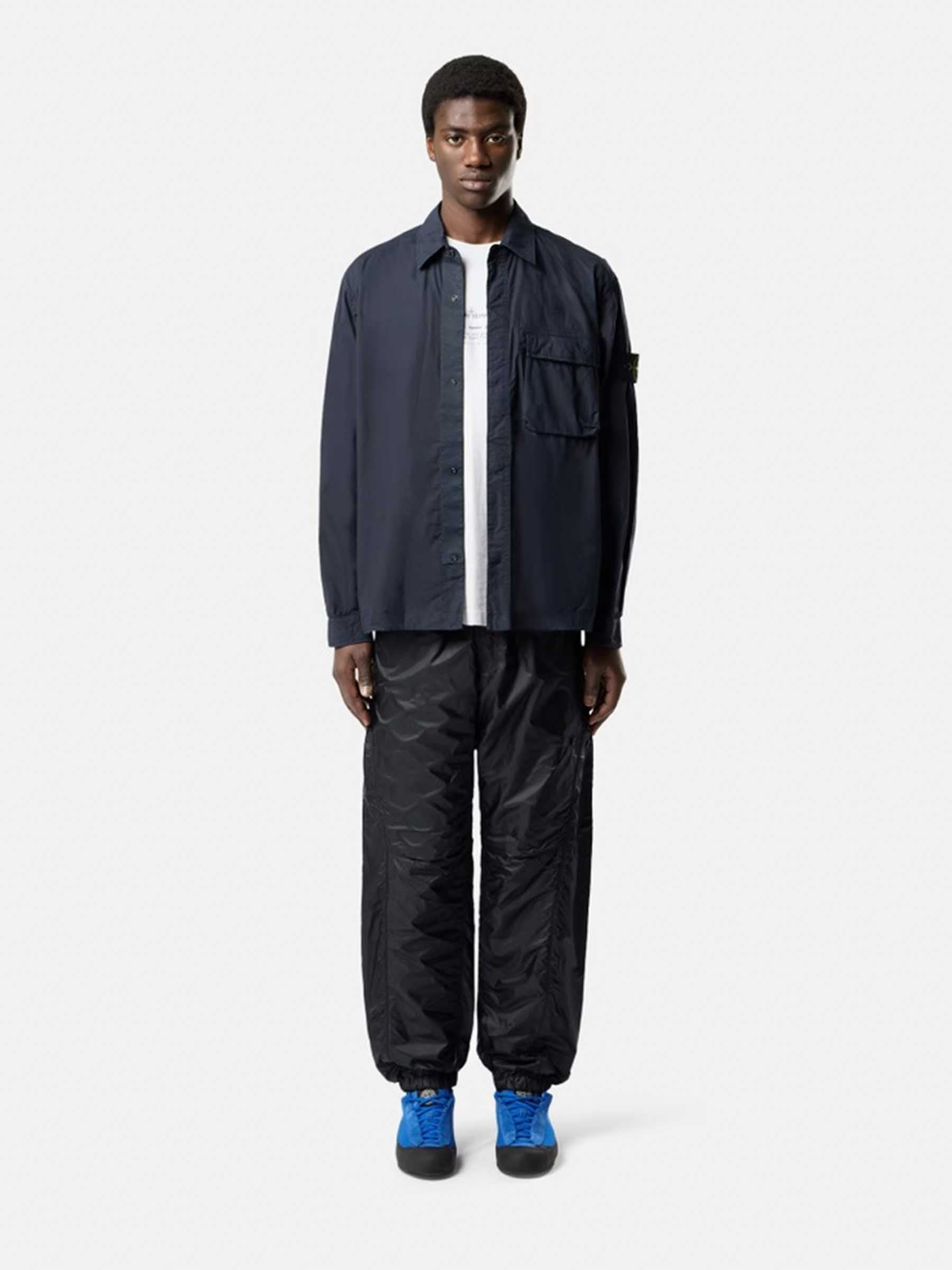 Outlet online Stone Island Hombre Sobrecamisa Paracadute color Azul Noche sku 513-000126 01 - Foto 2