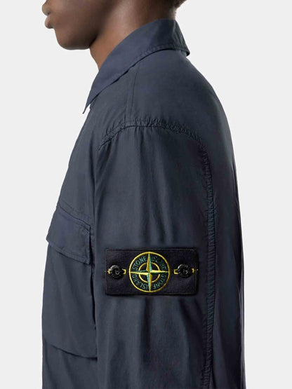 Outlet online Stone Island Hombre Sobrecamisa Paracadute color Azul Noche sku 513-000126 01 - Foto 3